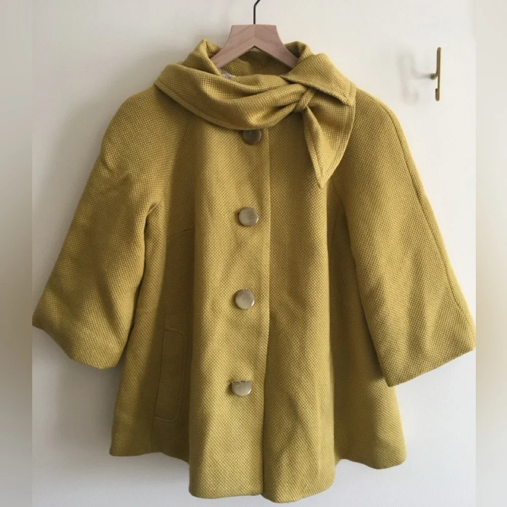 Anthropologie brand Tabitha Ascot Swing Coat - Picture 2 of 5